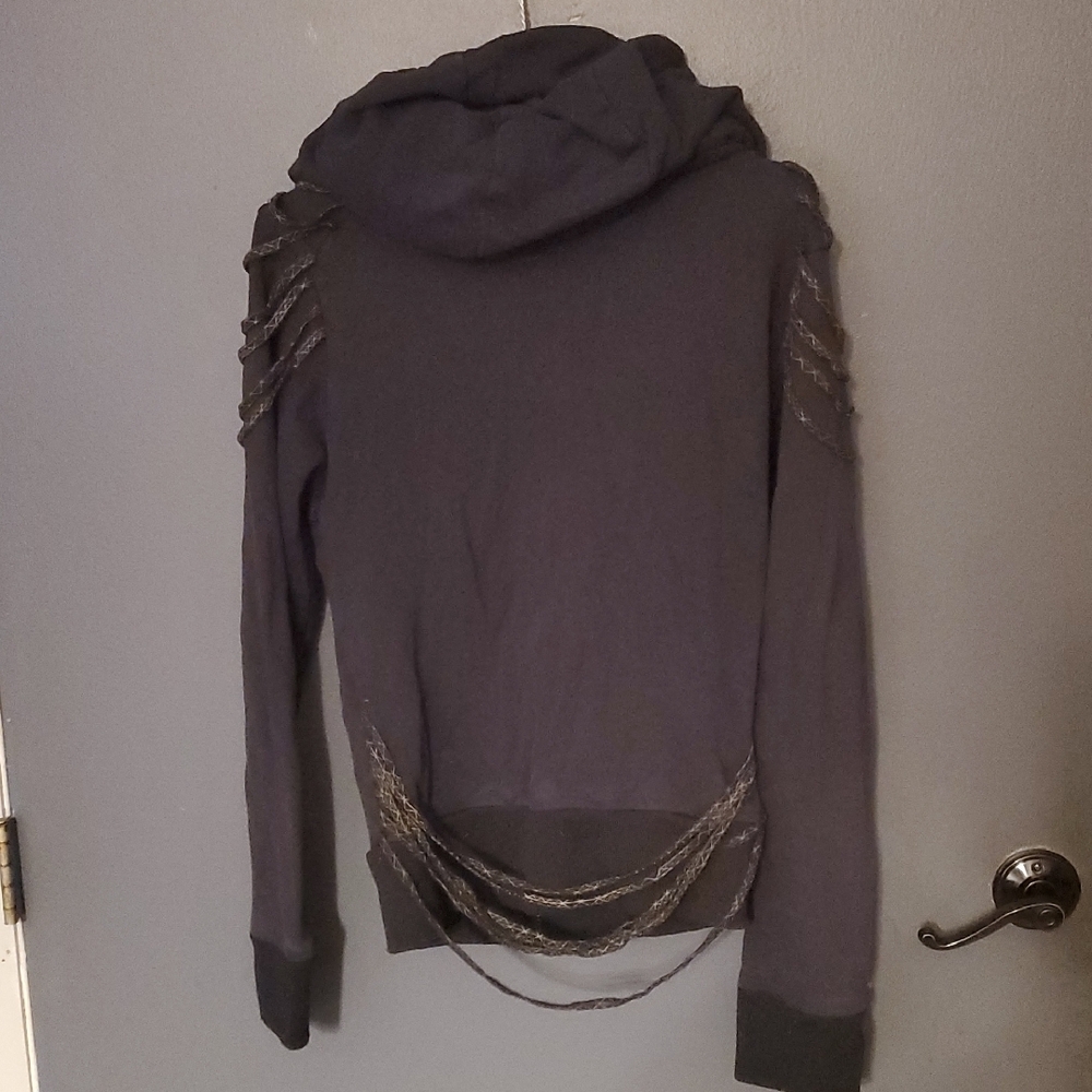 Kayo Mens/Women Gothic Streetware Hooded Jacket - Picture 3 of 5